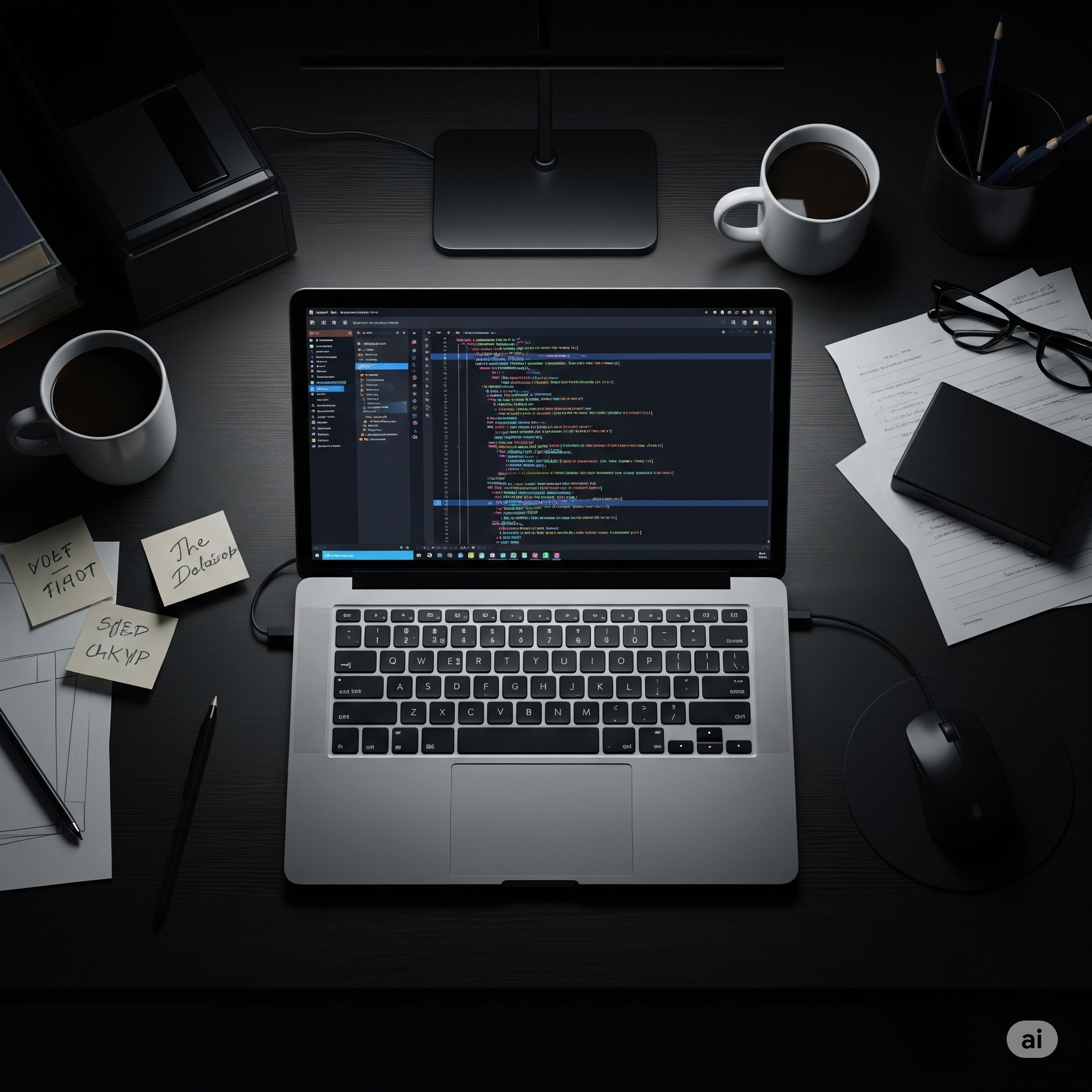 Fondo tecnológico con código